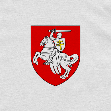 Tričko s potlačou "Coat of arms Pahonia" G105W-S fotografia