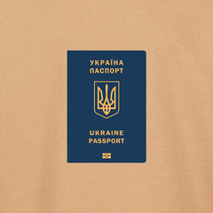 Оверсайз Преміум Футболка "Паспорт України" O110UBE-XXL фото