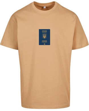 Passport of Ukraine Oversized T-shirt O110UBE-XXL photo