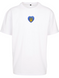 Embroidery Coat of Arms of Ukraine - Tryzub in the Heart Oversized T-shirt 10217W photo 1