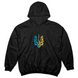 Ukrainian Trident Hooded Sweatshirt Black BG1860 photo 1