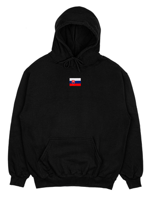 Embroidered Flag of Slovakia - Hoodie Black BG1889-XXL photo