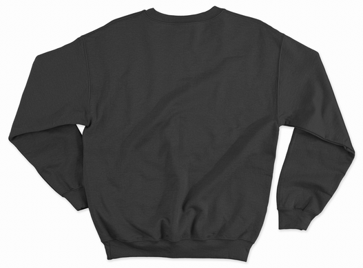 Ukraine Tryzub Embroidered in gold color - Adult Crewneck Sweatshirt Black B145-XXL photo