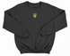 Ukraine Tryzub Embroidered in gold color - Adult Crewneck Sweatshirt Black B145-XXL photo 1