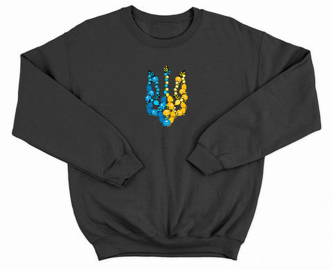 Tryzub Crewneck Sweatshirt Black G001-XXL photo